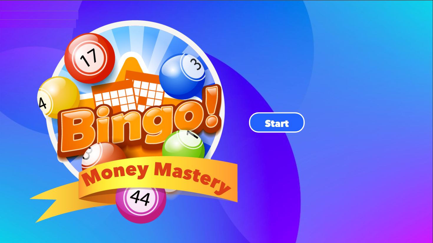 Bingo-based experience screen used to reinforce application of core principles.